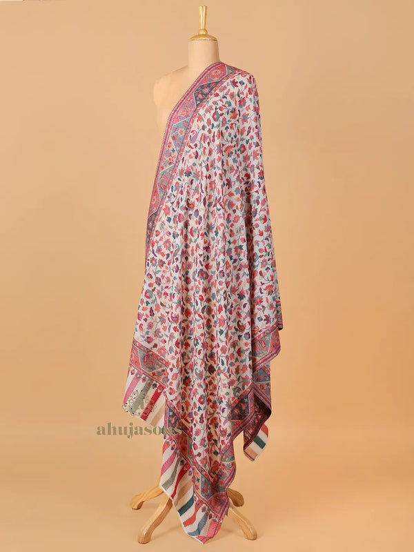 Luxurious Shawl Wool Blend in Beige
