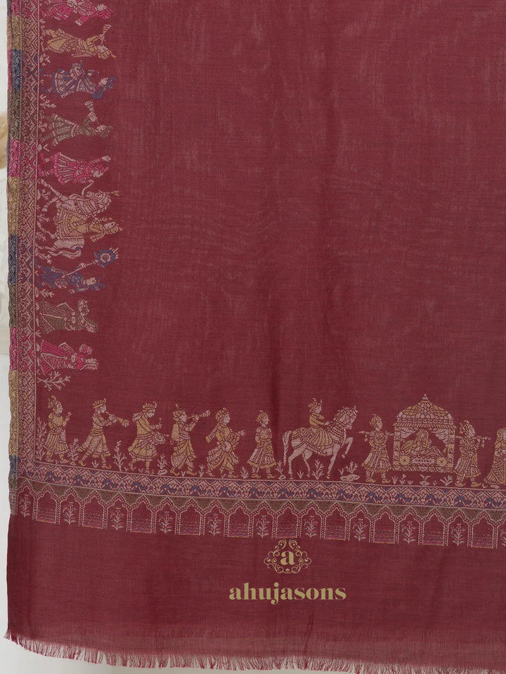 Woollen Kani Weave Shawl
